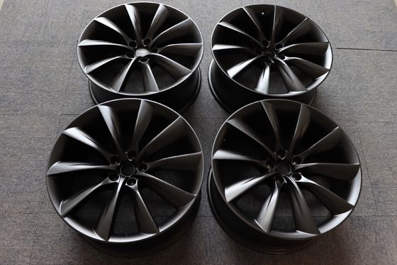 64.1 Hole 22 Inch Aluminum Rims , Black 9J 5x120 22 Inch Wheels
