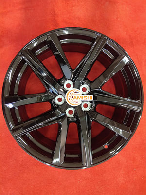 Black 5 Double Spoke ET40 19inch Rims For Lexus Fit Tire 235 40 R19